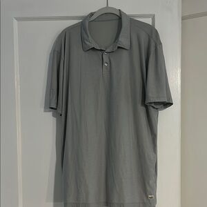 Vuori Men's Gray Polo Shirt